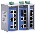 MOXA 5口工業以太網交換機 EDS-205A
