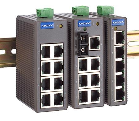 MOXA 5口工業交換機 EDS-205