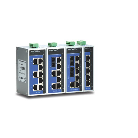 MOXAEDS- 208A/205A系列是入門級8口或5口工業以太網交換機