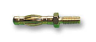 MC (MULTI-CONTACT) - 22.1053 - 面板插頭 4mm 鍍金 螺栓 (M4)