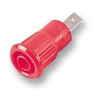 MC (MULTI-CONTACT) - 23.3160-22 - 帶護罩插座 4mm 按入式 紅色