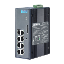 研華EKI-2548MI 6Tx+2多模寬溫網管型工業以太網交換機