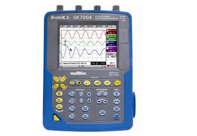 METRIX 200MHz 4通道便攜式示波器OX7204