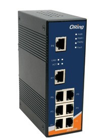  工業級導軌式快速以太網交換機--IES-1080