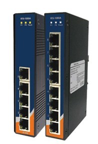  工業級導軌式快速以太網交換機-IES-1050A