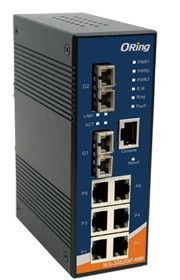  工業級導軌式快速以太網交換機--IES-3062GF