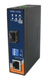  工業級PoE光電轉換器--IPMC-111PB
