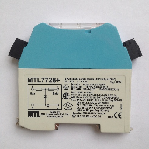 MTL齊納式安全柵MTL7728+