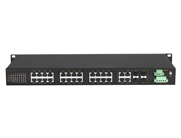 邁威通信MIEN3028G-4GC-24GT 28口二層全千兆機架式工業以太網交換機