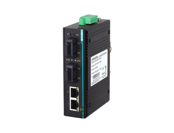 邁威通信MIEN2204-2F 4口二層百兆卡軌式工業以太網交換機