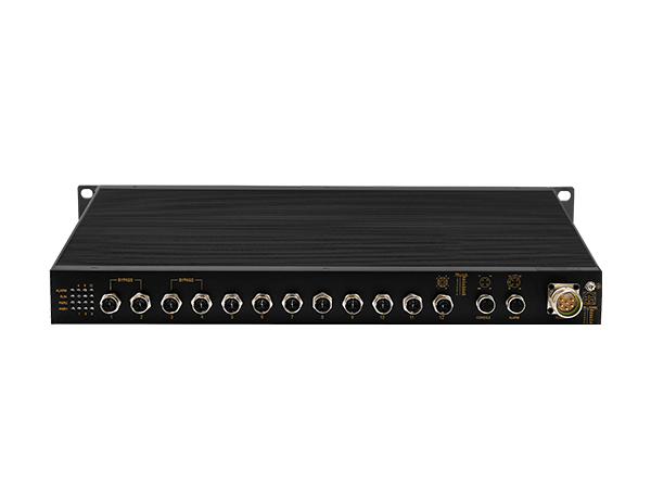 邁威通信Admas8012G-M12-12GT 12口M12型三層全千兆網管型機架式工業以太網交換機