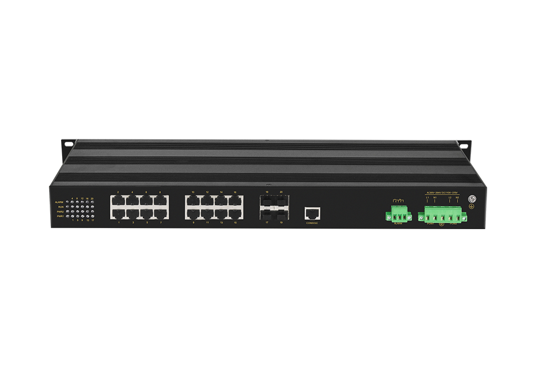 邁威通信MISCOM8020G-4GF-16GT 20口三層網管型全千兆機架式工業以太網交換機