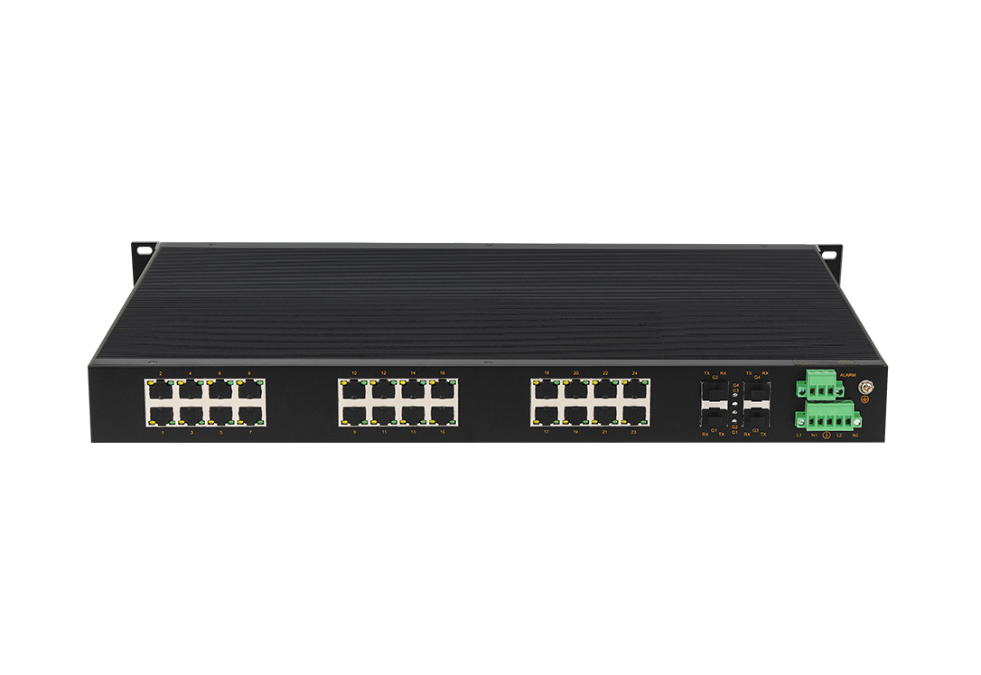 邁威通信MISCOM8028-4GF 28口三層網管型千兆機架式工業以太網交換機